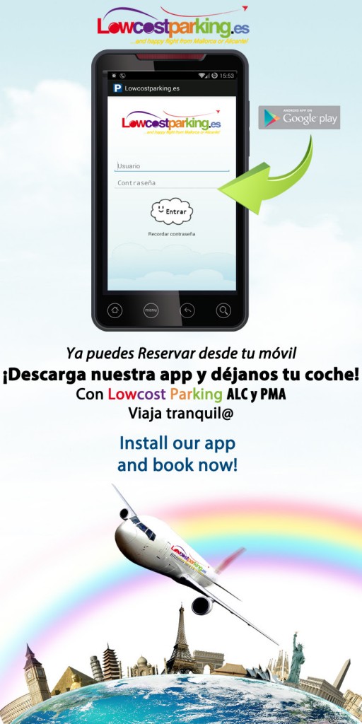 Reservar parking en el aeropuerto: nueva app en Google Play Reservar parking en el aeropuerto: nueva app en Google Play