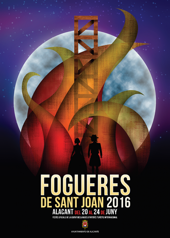 Hogueras de San Juan 2016 Cartel Hogueras de San Juan 2016