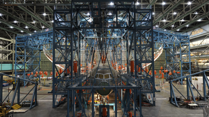 pruebas de resistencia en aviones comerciales