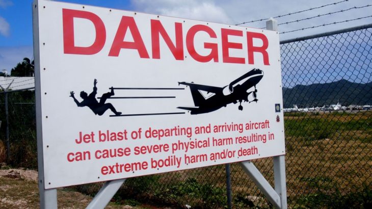 Peligro aproximaciones en aeropuerto Princesa Juliana